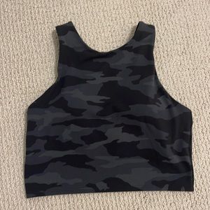 Athleta Conscious Crop Bra Back Camo Sz.XS